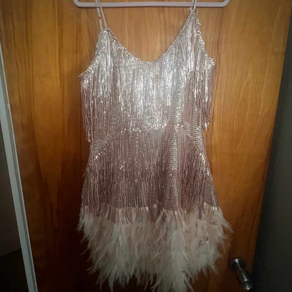 Sparkly fringe dress